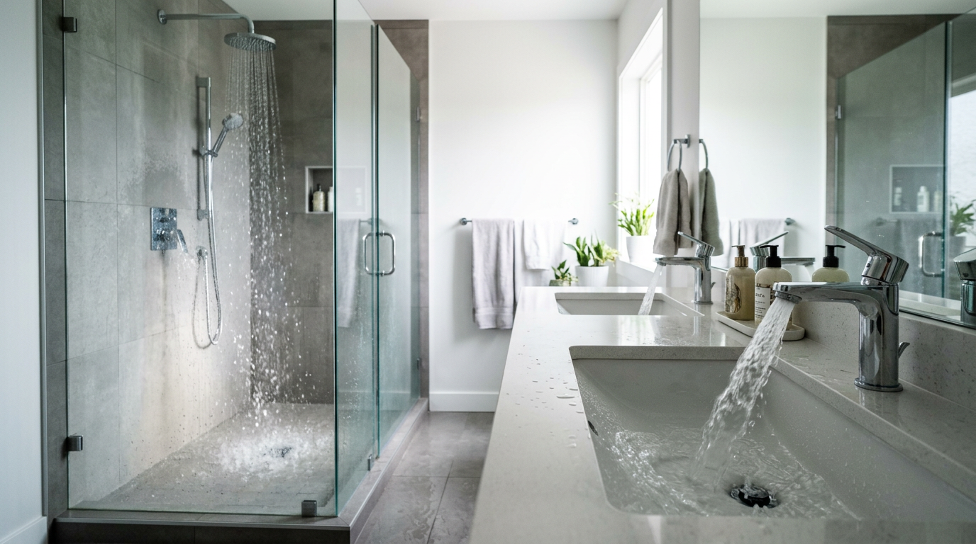 Continuous soft water delivery during heavy usage