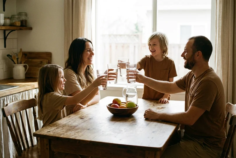Whole-house point-of-entry well water treatment